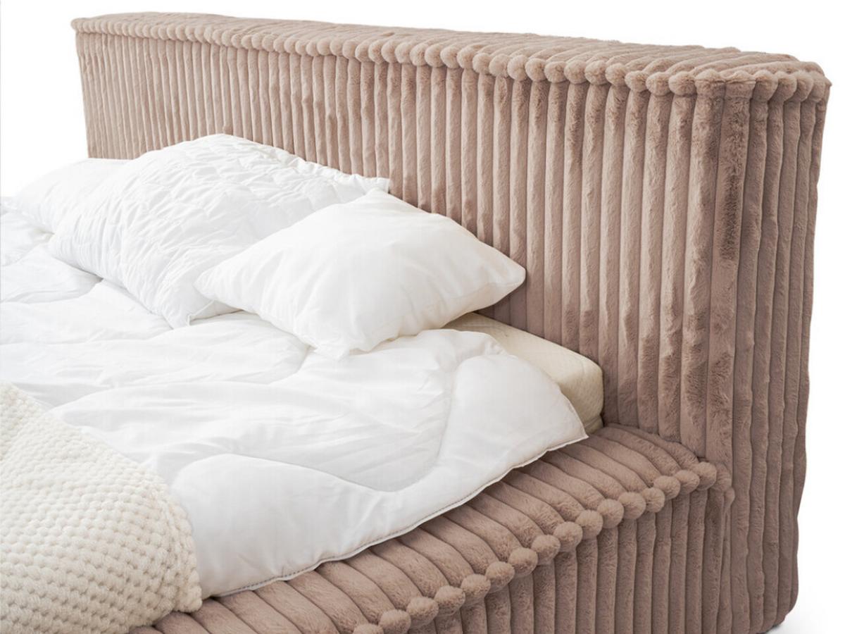 POLSTERBETT Lago 160x200 Braun - Braun, Textil (160/200cm) - Graingold