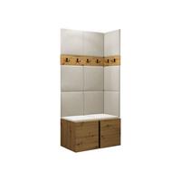 GARDEROBEN-SET Orion I - Beige/Eiche Artisan, Holzwerkstoff/Kunststoff (84/186/46cm) - MIRJAN24