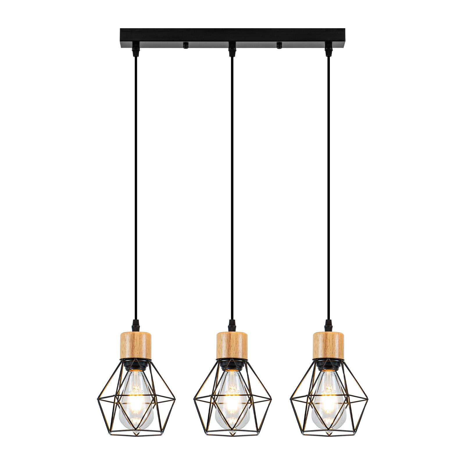 PENDELLEUCHTE Everett 43/15/146 cm - Schwarz, Metall (43/15/146cm) - ZMH