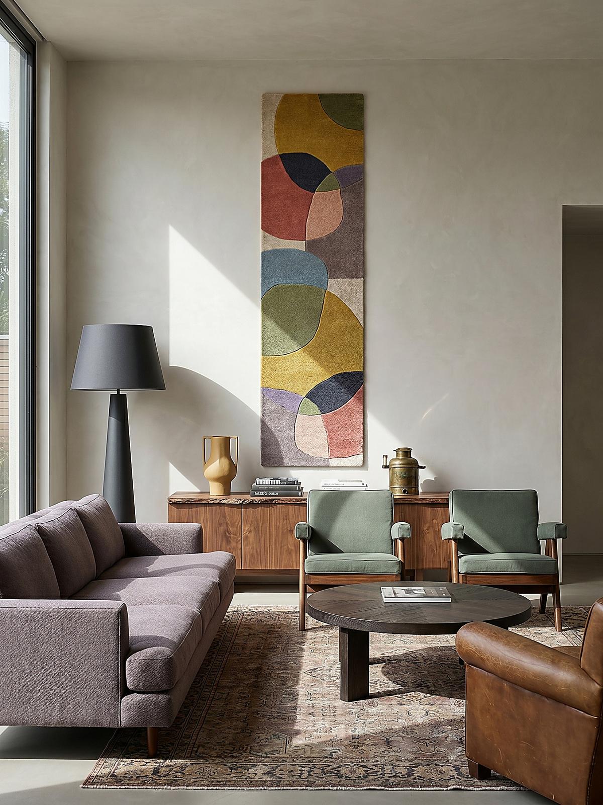 WOLLTEPPICH AIRE, abstrakt, aus Wolle, Bunt, 120 x 170 cm - Multicolor, Textil (170/120cm) - KADIMA DESIGN