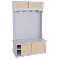 GARDEROBE Hellgrau - Hellgrau, Holz (100/163/47cm) - MCW