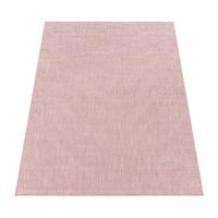 FLACHWEBTEPPICH, einfarbig, aus Polypropylen, Rosa, 60 x 100 cm - Rosa, Textil (100/60cm) - KADIMA DESIGN