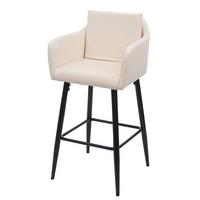 BARHOCKER Cremeweiß - Weiß, Textil (54/105/53cm) - MCW