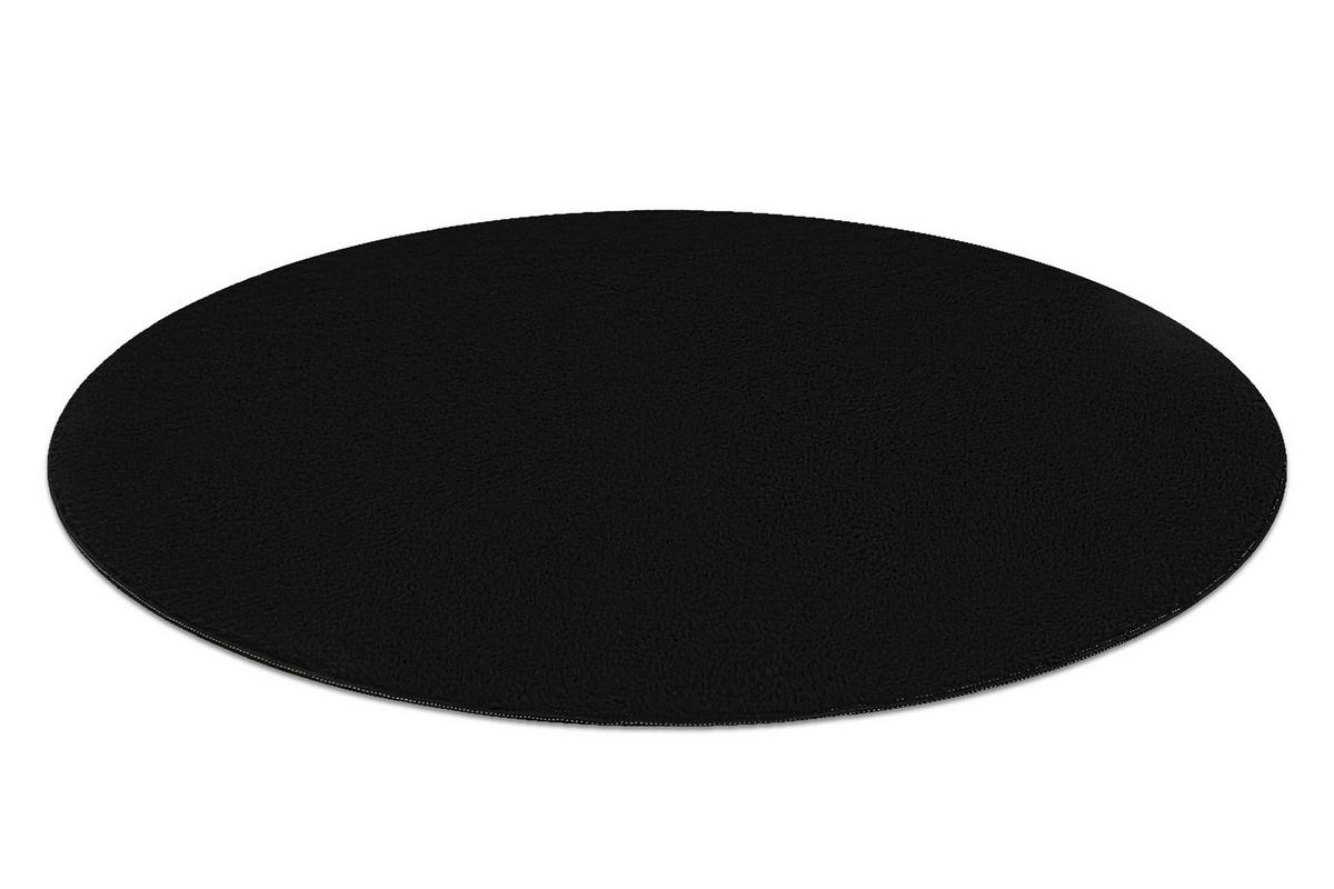 TEPPICH Lindo 120 cm - Schwarz, Textil (120/120cm) - rugsX