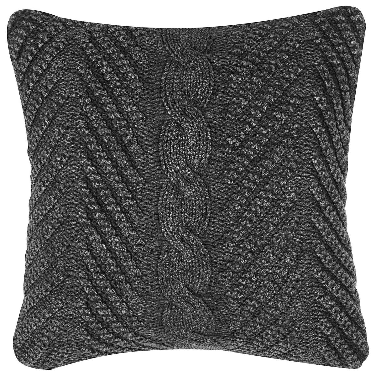 DEKOKISSEN 2er-Set Dunkelblau 45/45 cm Konni - Dunkelblau, Naturmaterialien/Textil (45/45cm) - Beliani