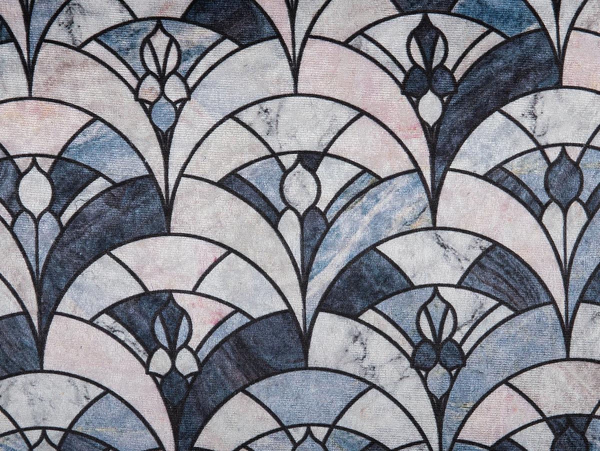 DEKOKISSEN Dunkelblau 45/45 cm Koodal - Dunkelblau, Naturmaterialien/Textil (45/45cm) - Beliani