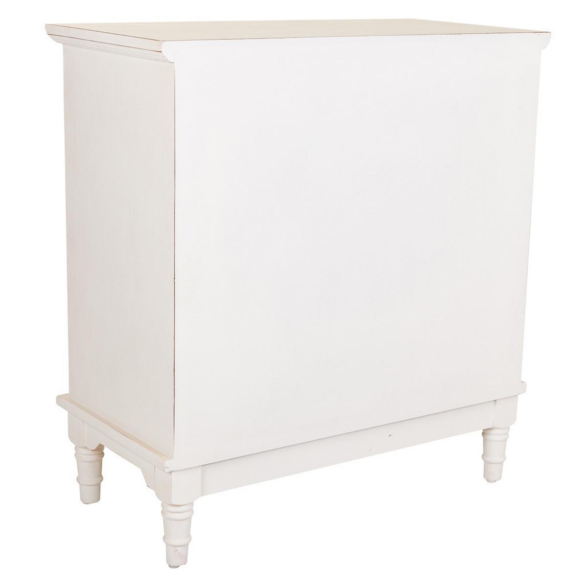 SIDEBOARD aus Holz 73x37x78 cm - Weiß, Holz (73/78/36.5cm) - Wanderlust