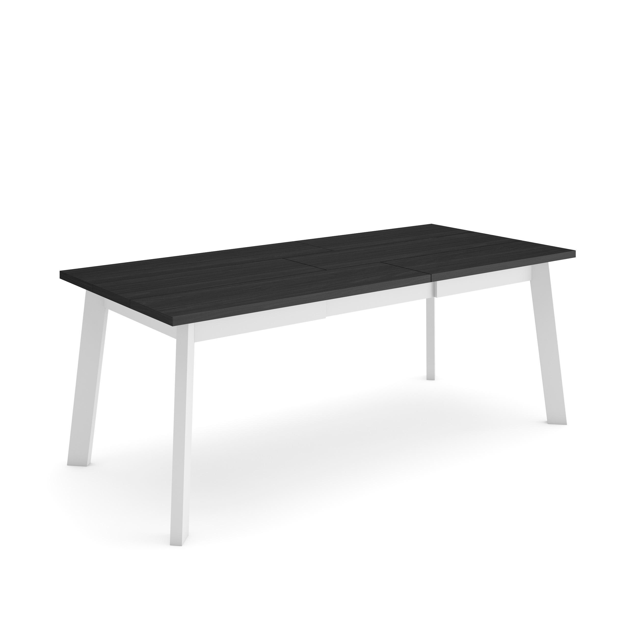 ESSTISCH für 10 Gäste, schwarz, 194/90/75cm - Schwarz, Holzwerkstoff (90/194/75cm) - Skraut Home