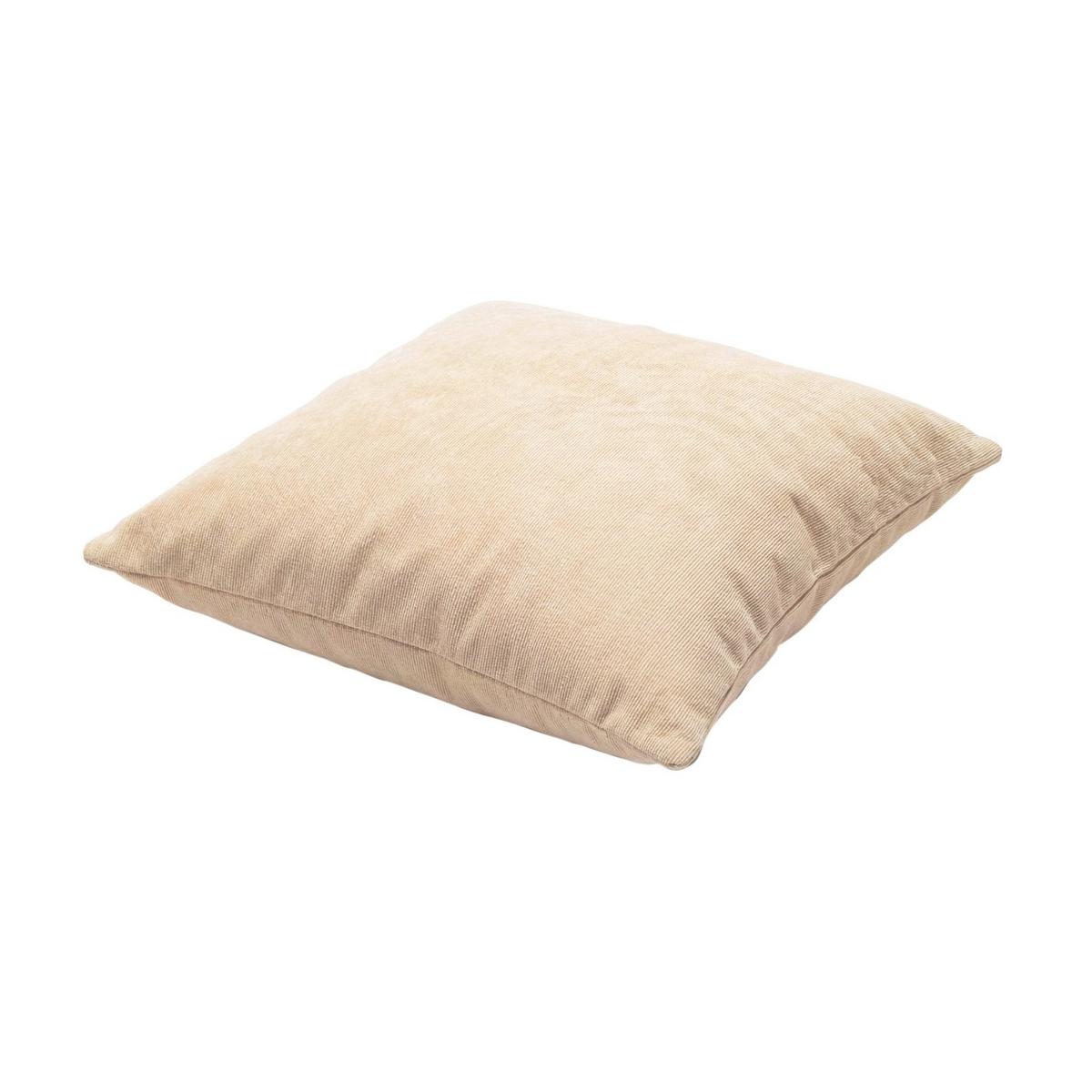 DEKOKISSEN Uni Sand 45x45 cm mit Füllung - Beige, Textil (45/45cm) - Deco-Raum