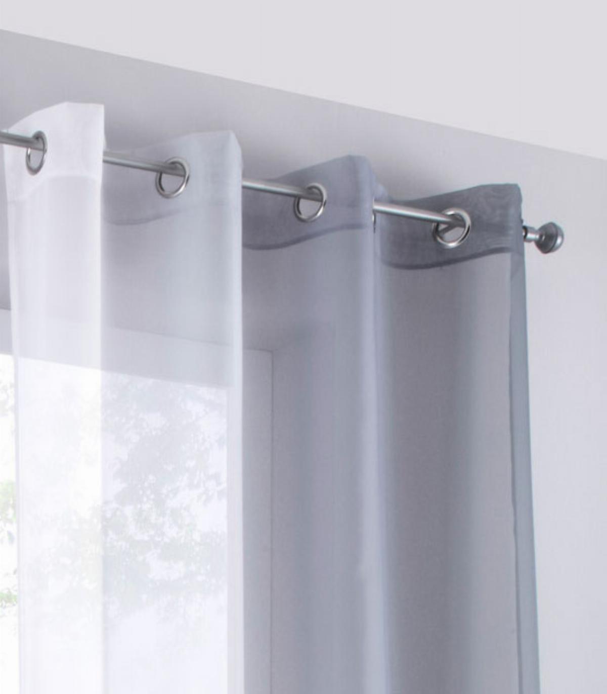 VORHANG 2ER SET »Modena« HxB 225x140 cm Grau - Grau, Textil (140/225cm) - Gardinenbox