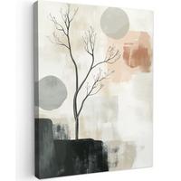 LEINWANDBILD Wabi sabi - Beige - Pflanze Room Decor 30x40 cm - Sandfarben, Textil (30/40cm) - MuchoWow