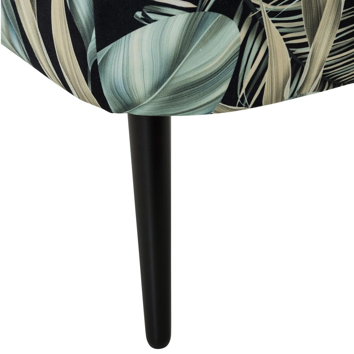 POLSTERSESSEL Kamle Flachgewebe schwarz - Schwarz, Kunststoff (58/78/68cm) - 58aufmkessel