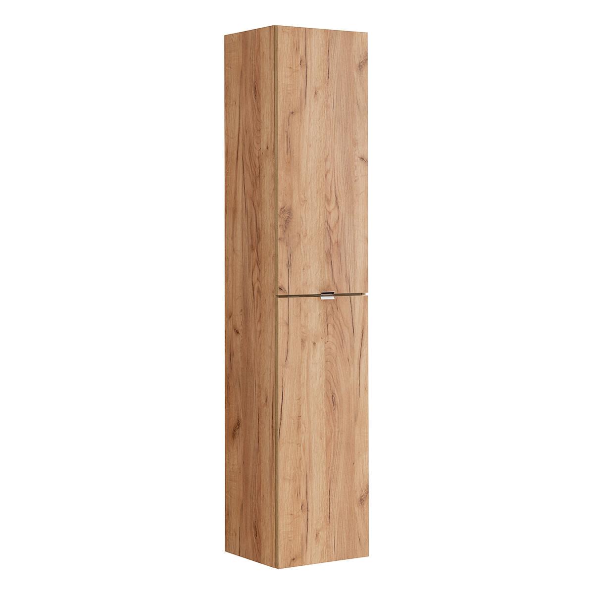 BADMÖBEL 60.4cm April 2er-Set Holz - Braun, Holzwerkstoff (60.4/59/46cm) - Petits-meubles