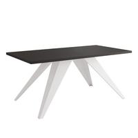 COUCHTISCH AIRA 120/60/48 cm Rechteckig, Weiß/Schwarz - Schwarz/Weiß, Metall (60/120/48cm) - Idohome