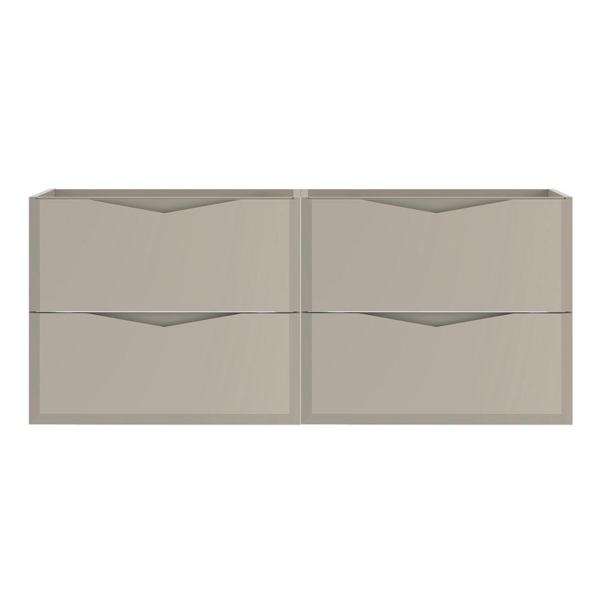 WASCHTISCHUNTERSCHRANK 120cm Ellie Kaschmir - Beige, Holzwerkstoff (120/50/45.8cm) - Petits-meubles