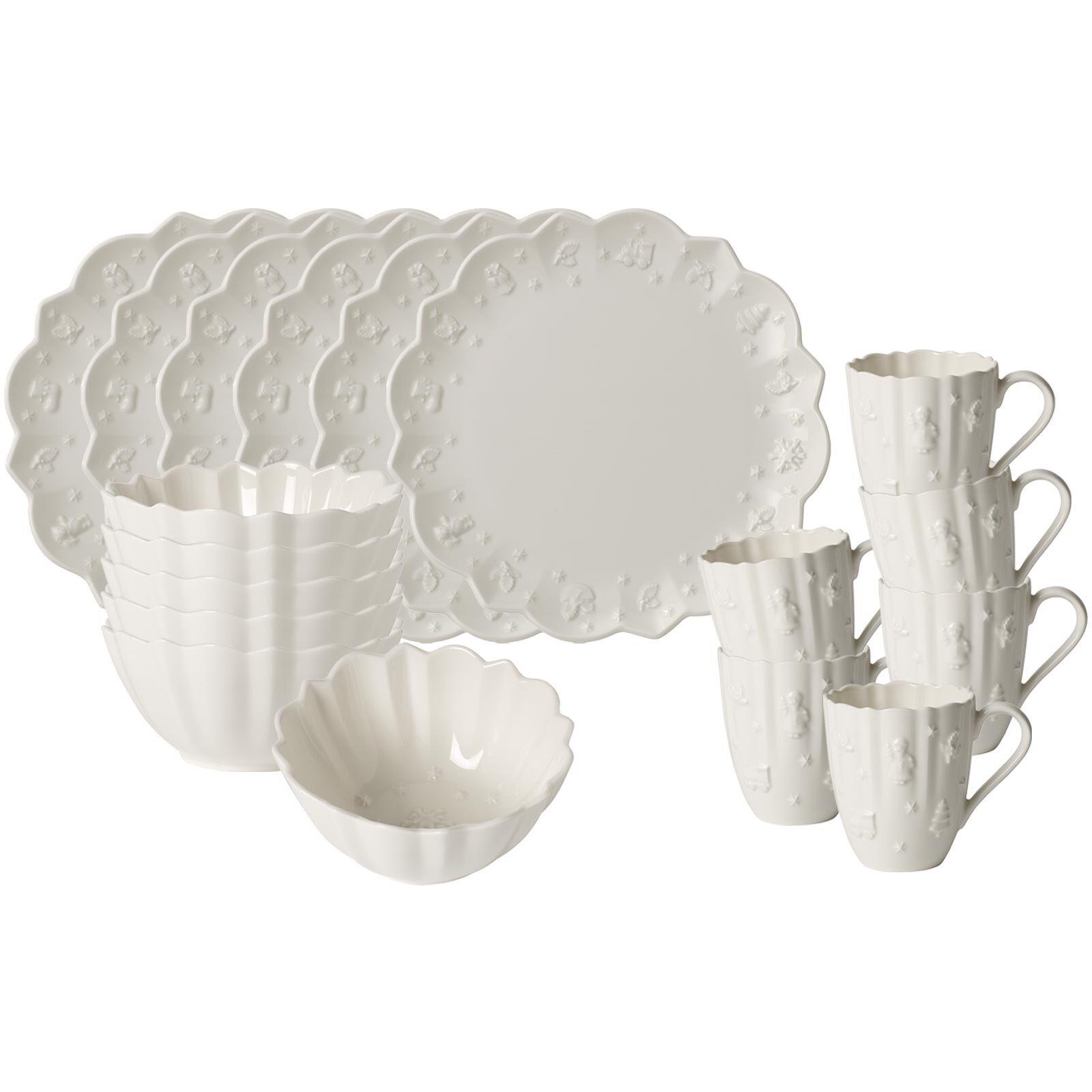 FRÜHSTÜCKS-SET Toy's Delight Royal Classic weiß 18-tlg. - Weiß, Keramik (2/2/2cm) - Villeroy & Boch
