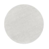 KURZFLORTEPPICH, einfarbig, Silber, Ø 200 cm - Silberfarben, Textil (200/200cm) - KADIMA DESIGN
