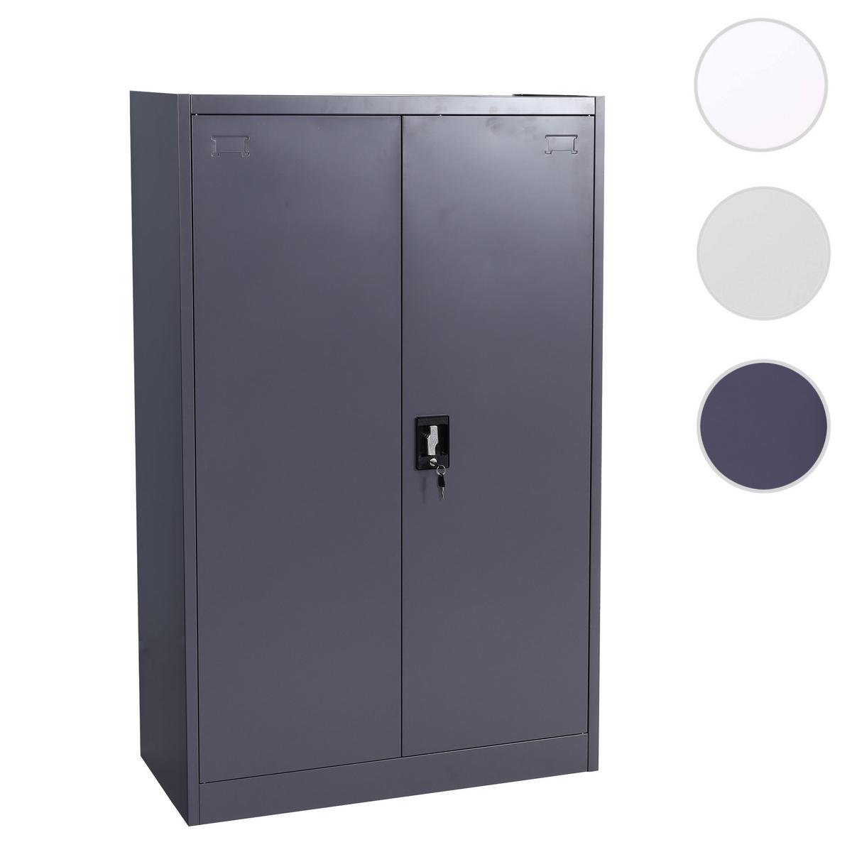 AKTENSCHRANK Grau - Grau, Metall (90/140/40cm) - MCW