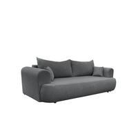 SCHLAFSOFA Anike Stoff Now Or Never - Dunkelgrau, Holzwerkstoff/Textil (240/78/110cm) - Fun Möbel