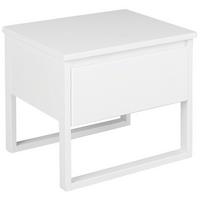 NACHTTISCH Kiefernholz weiß Giulia - Weiß, Holz (50/43/41cm) - Beliani