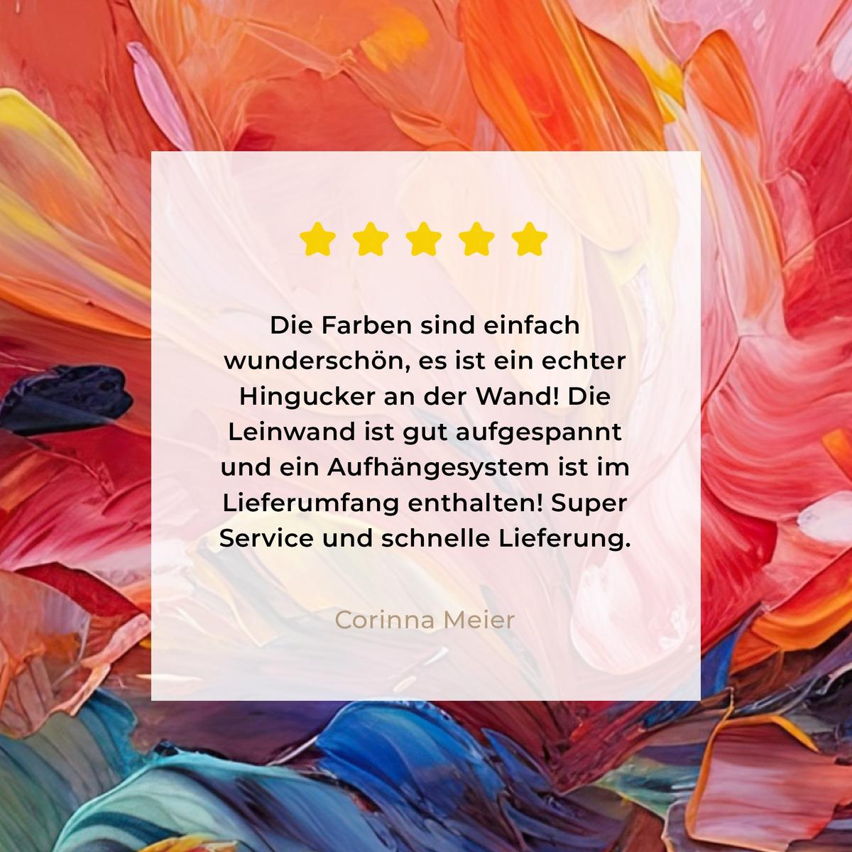 LEINWANDBILD Ölgemälde - Kunst - Abstrakt - Farbenfroh Deko Wohnzimmer 20x20 cm - Altrosa, Textil (20/20cm) - MuchoWow
