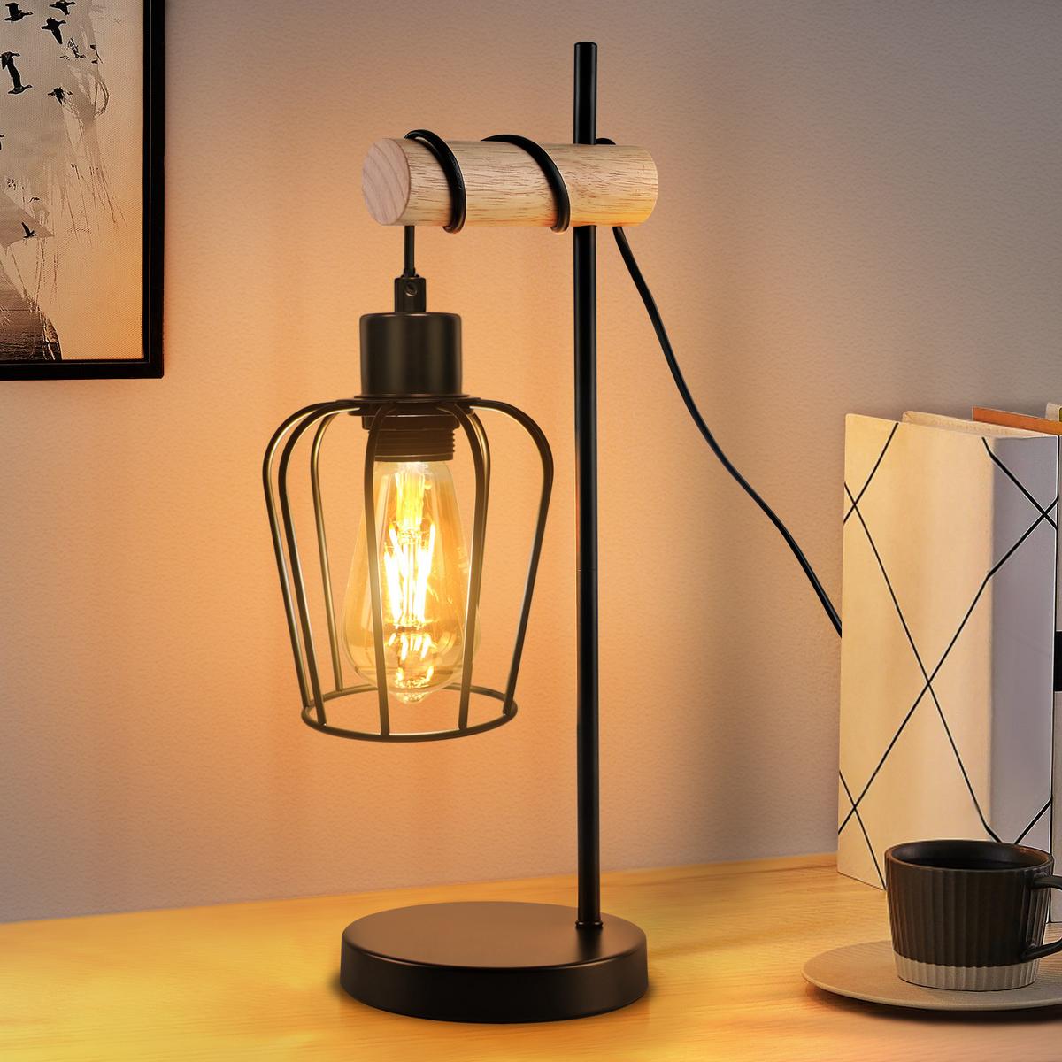TISCHLAMPE Eira 46/20/15 cm - Braun, Metall (46/20/15cm) - ZMH