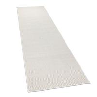 FLACHWEBTEPPICH, einfarbig, aus Polypropylen, Creme, 80 x 250 cm - Beige, Textil (80/250cm) - KADIMA DESIGN