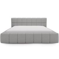 POLSTERBETT Alicante Bouclé-Stoff 120x200 Hellgrau - Hellgrau, Textil (120/200cm) - Graingold