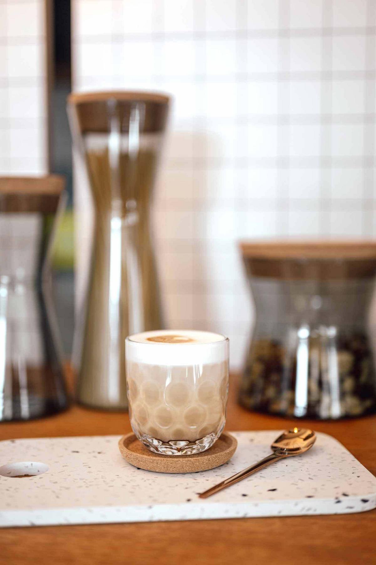 KAFFEEGLÄSER (1) Gocce transparent 220 ml 2er Set - Transparent, Glas (7.6/8.5/7.6cm) - Leonardo Living