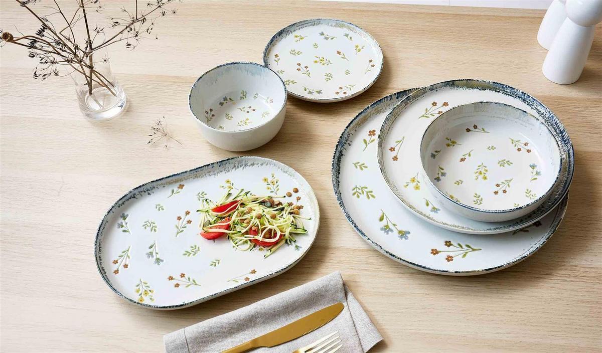 DESSERTTELLER Viola bunt ø 19,5 cm 6er Set - Multicolor, Keramik (19.5cm) - Ritzenhoff Breker