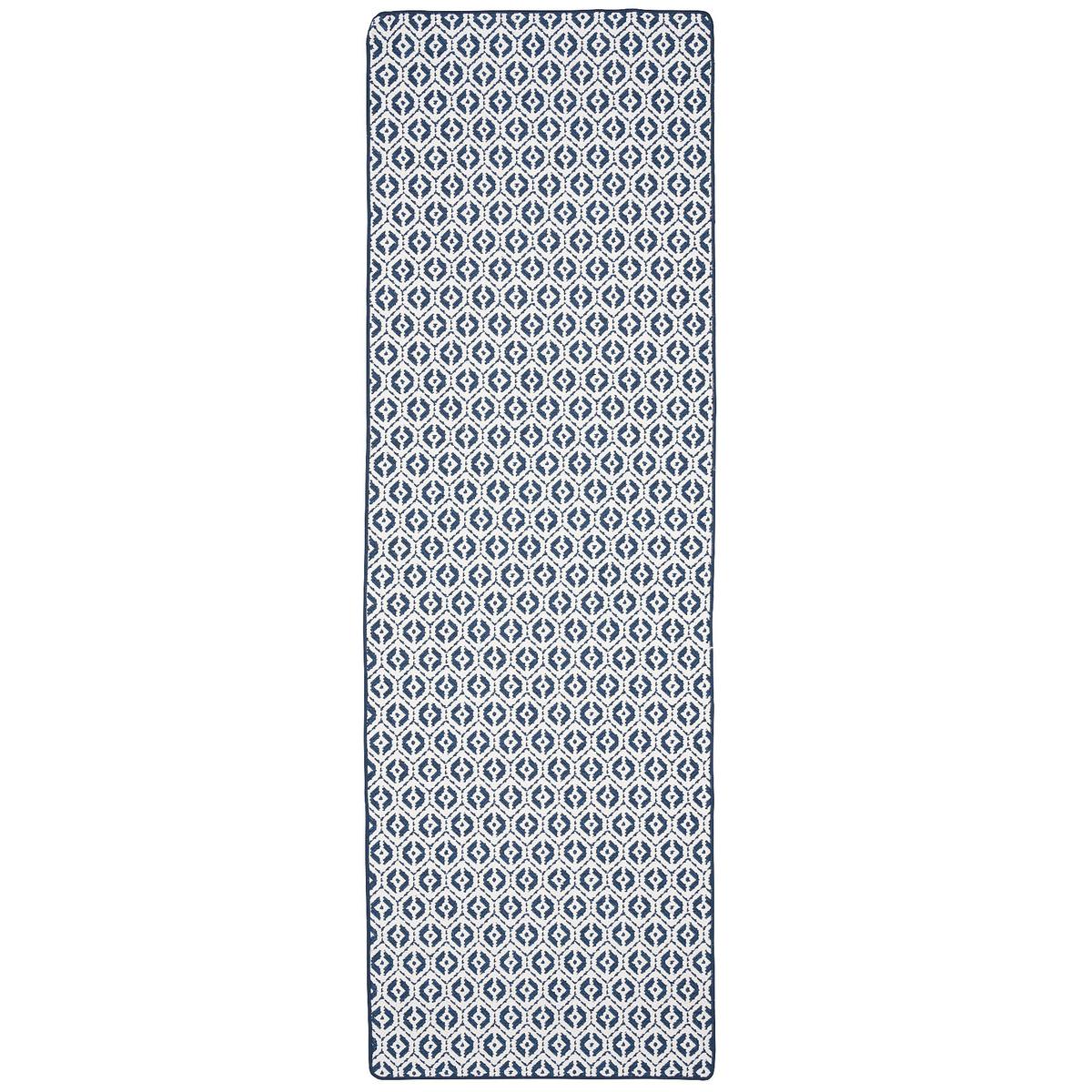 IN- UND OUTDOOR TEPPICH LÄUFER BEIDSEITIG CAPE COD - Blau, Textil (80/160cm) - Snapstyle
