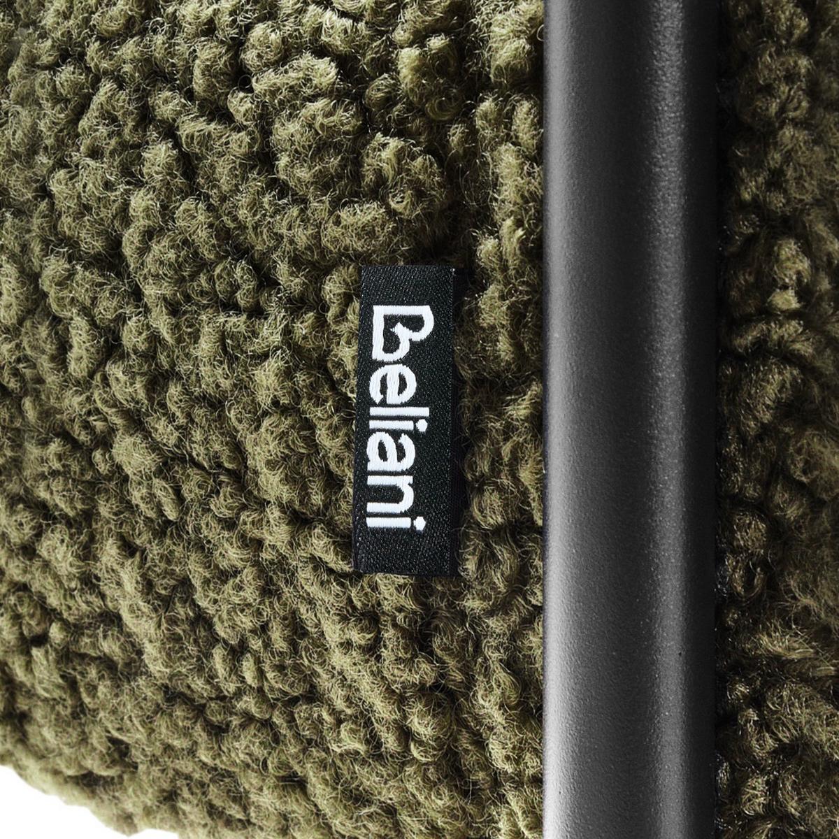 SESSEL Grün Alpha - Schwarz/Grün, Textil (60/66/60cm) - Beliani