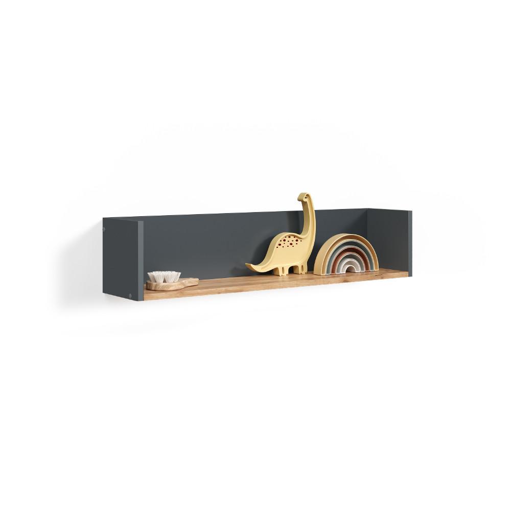 WASCHMASCHINENSCHRANK Paolina Anthrazit/Goldkraft Eiche 93.4 x 20 cm - Honigeiche/Anthrazit, Holzwerkstoff (93.4/20/20cm) - Livinity®