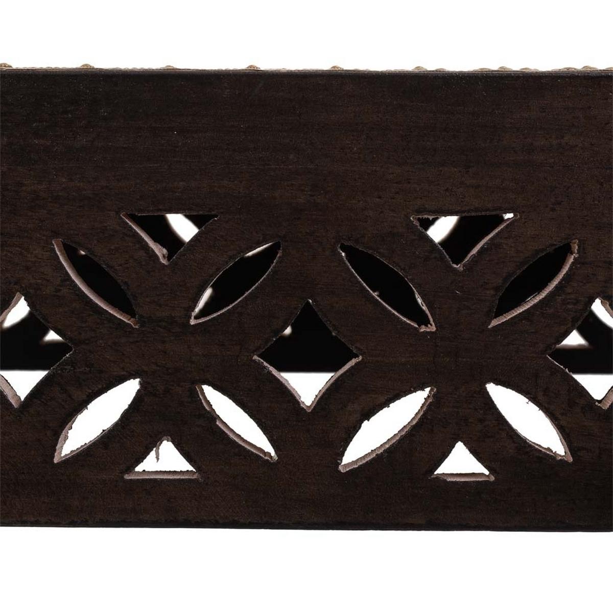 TISCH aus Metall und Holz, grau, 35x40x43cm - Multicolor, Holz (40/35/43cm) - Wanderlust