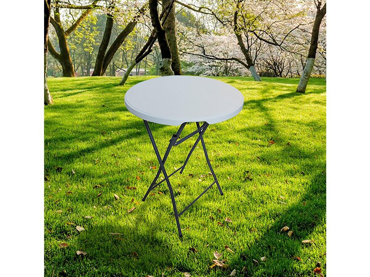 GARTENTISCH lili weiss - Weiß, Kunststoff (80/80/100cm) - Habitat Garten
