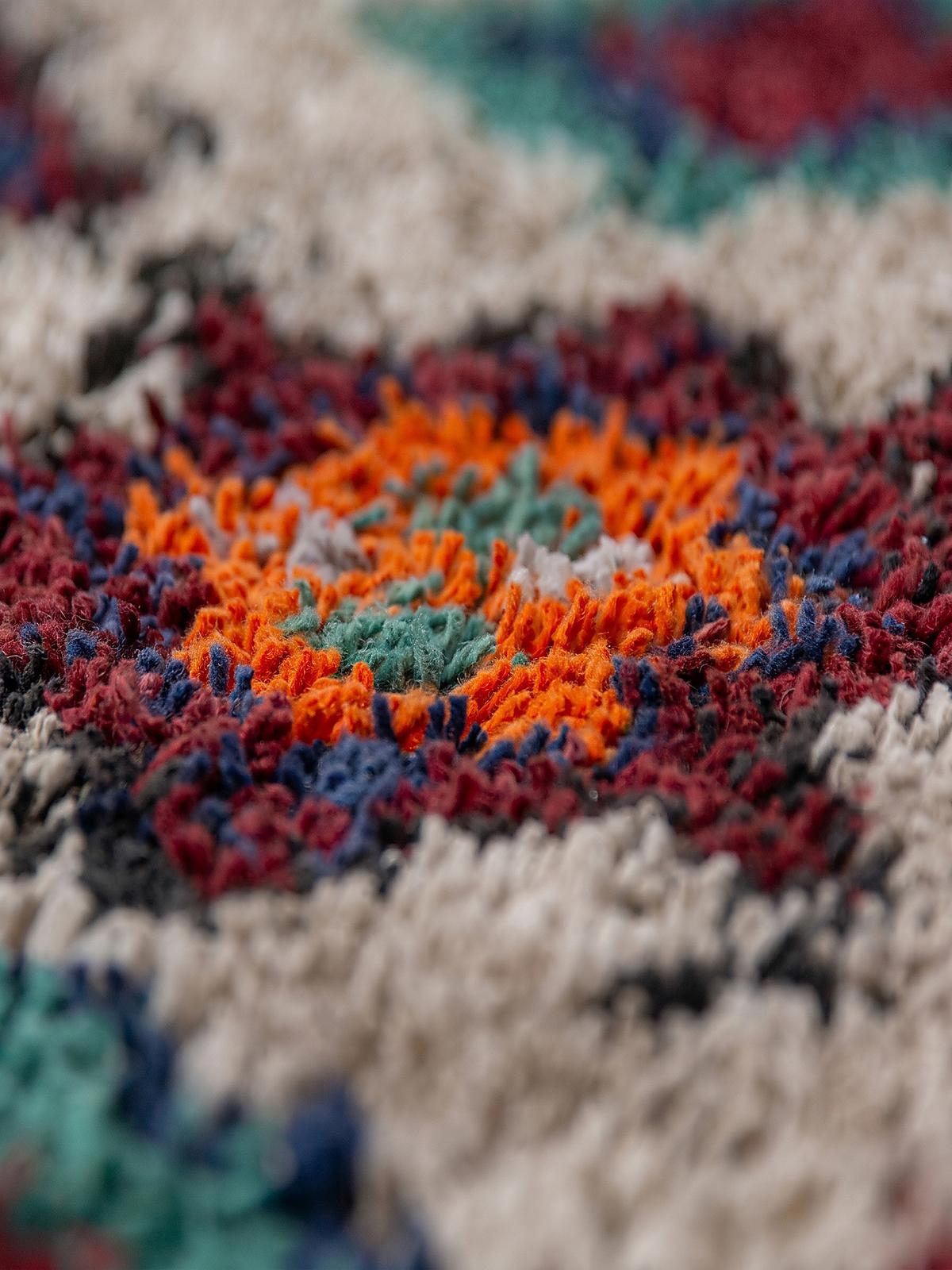 HOCHFLORTEPPICH mit Fransen TAFRAUT, im Berber-Stil, Bunt, 133 x 190 cm - Multicolor, Textil (190/133cm) - KADIMA DESIGN