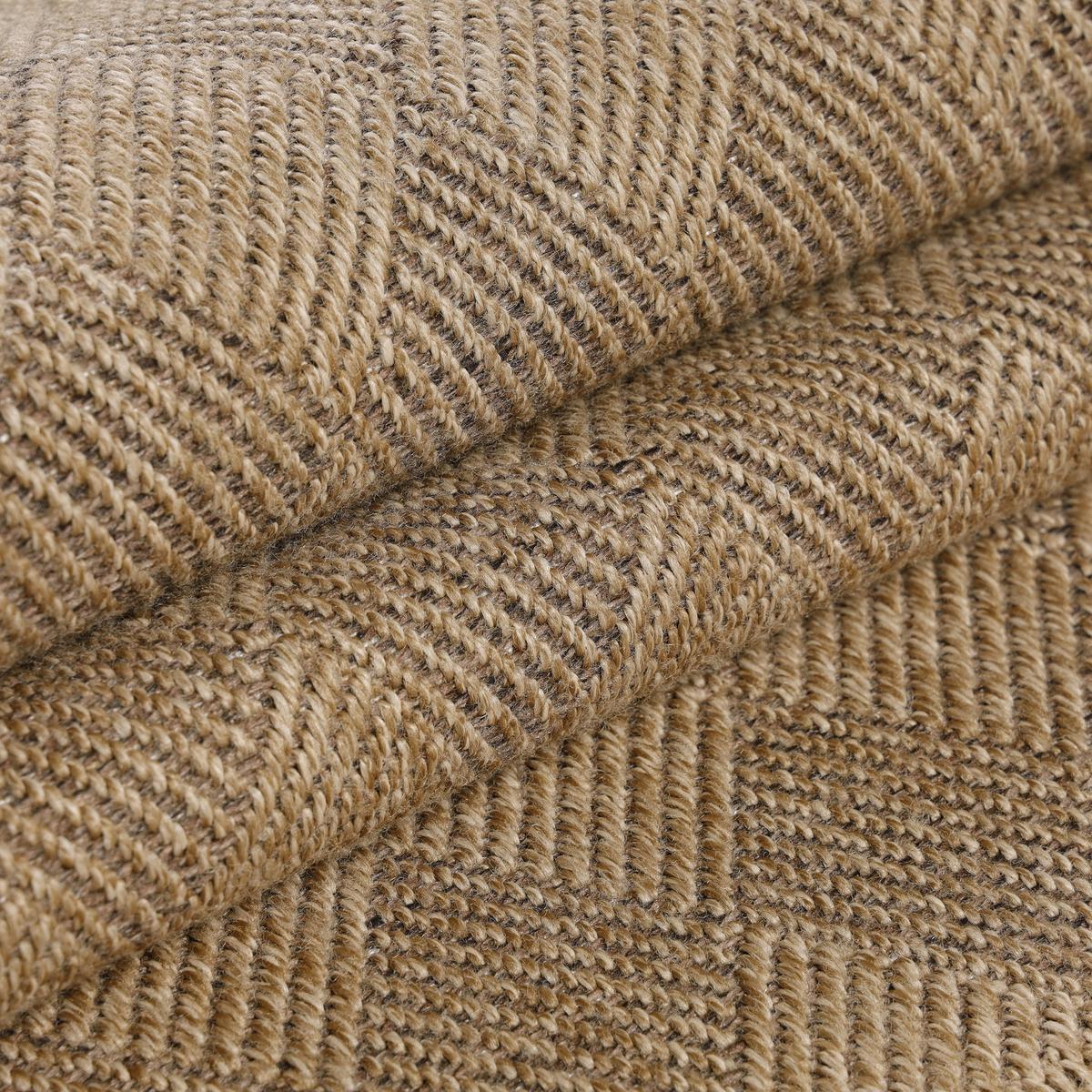 OUTDOORTEPPICH KASBERG, im Vintage-Stil, aus Polypropylen, Schwarz, 200 x 290 cm - Beige, Textil (290/200cm) - KADIMA DESIGN