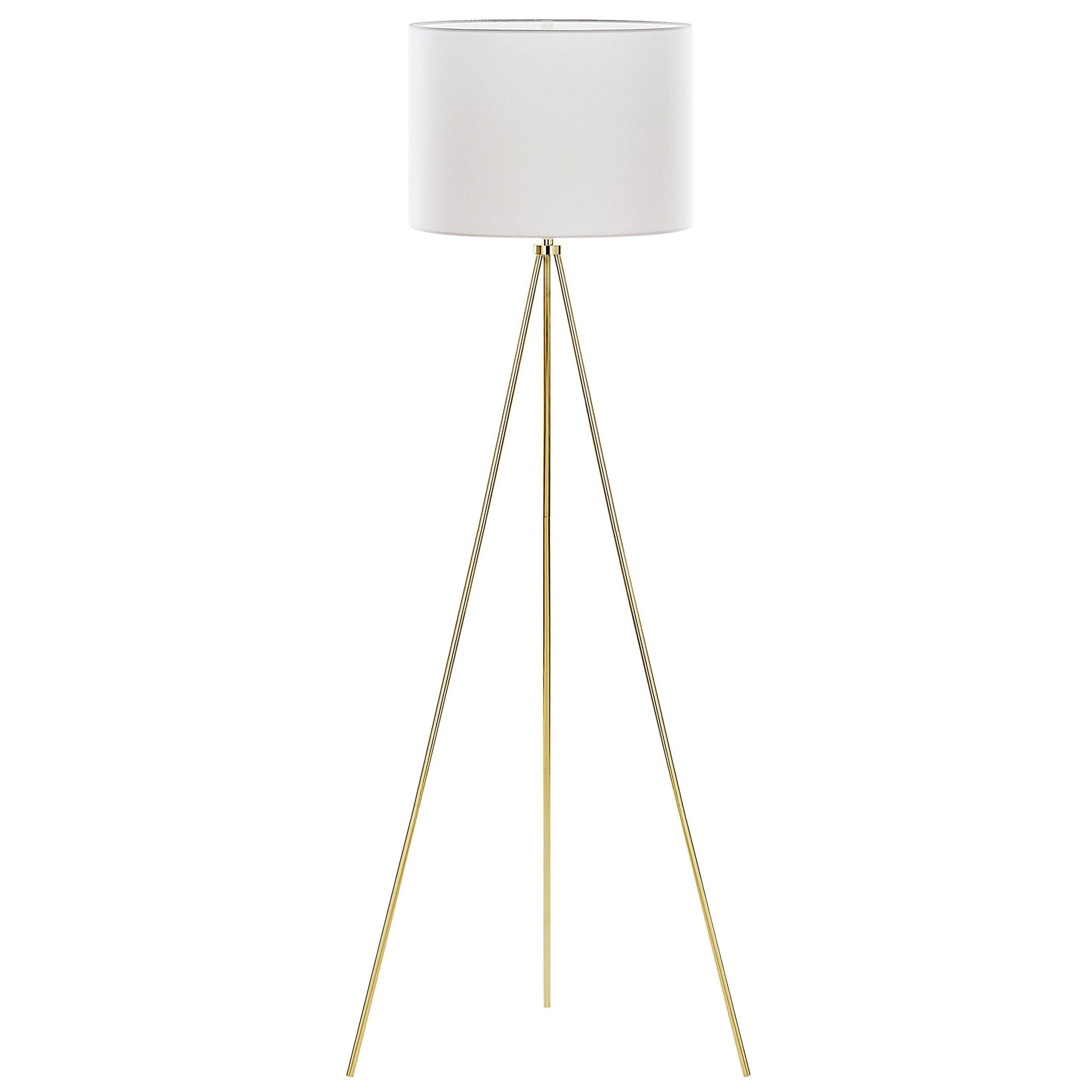 STEHLAMPE Vistula 55/55/148 cm - Weiß, Metall (55/55/148cm) - Beliani