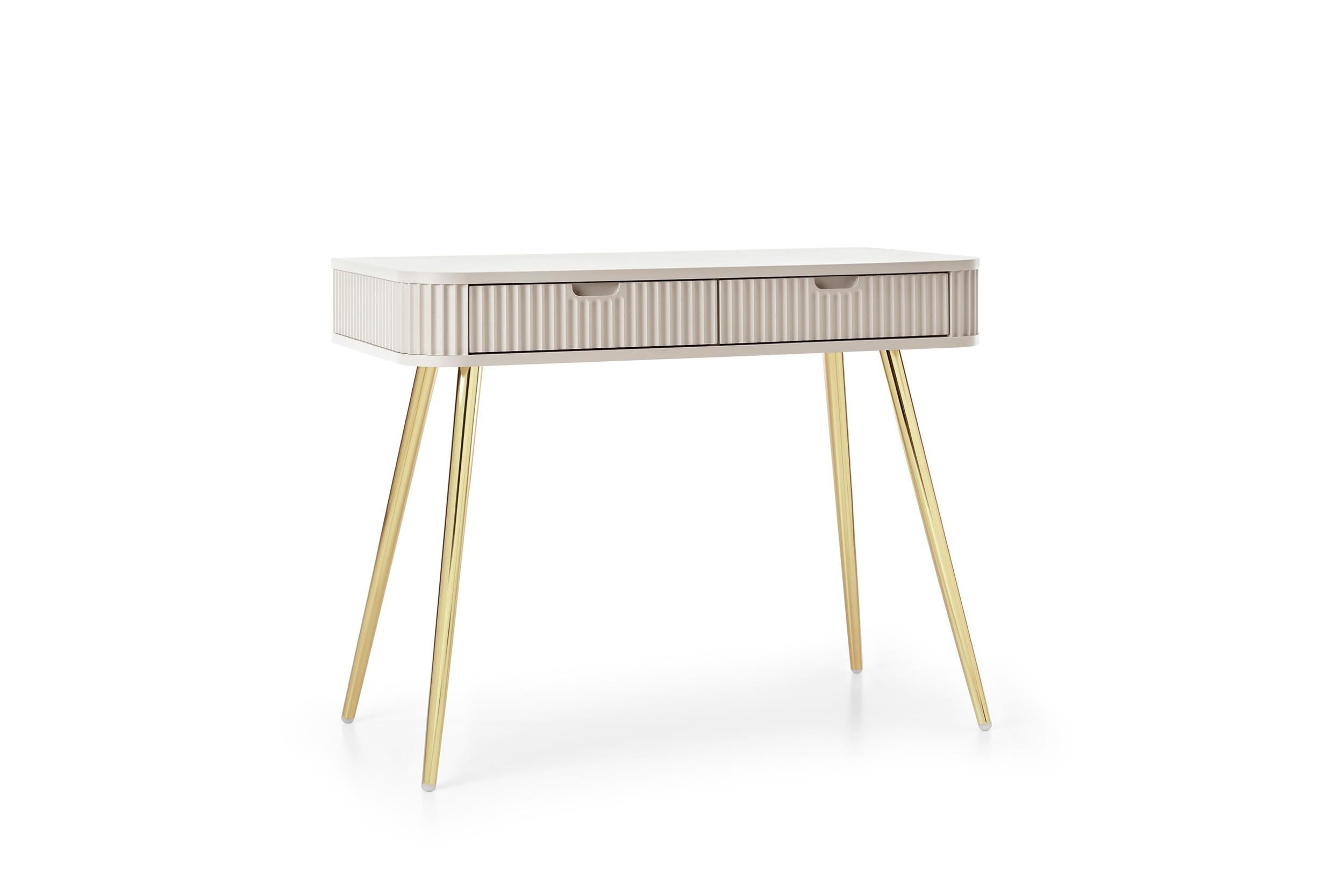 KONSOLENTISCH ZENZERO 103/80/49 cm mit Schubladen, Kaschmir - Kaschmir, Holzwerkstoff (49/103/80cm) - MASSENO