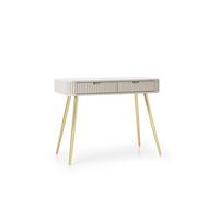 KONSOLENTISCH ZENZERO 103/80/49 cm mit Schubladen, Kaschmir - Kaschmir, Holzwerkstoff (49/103/80cm) - MASSENO