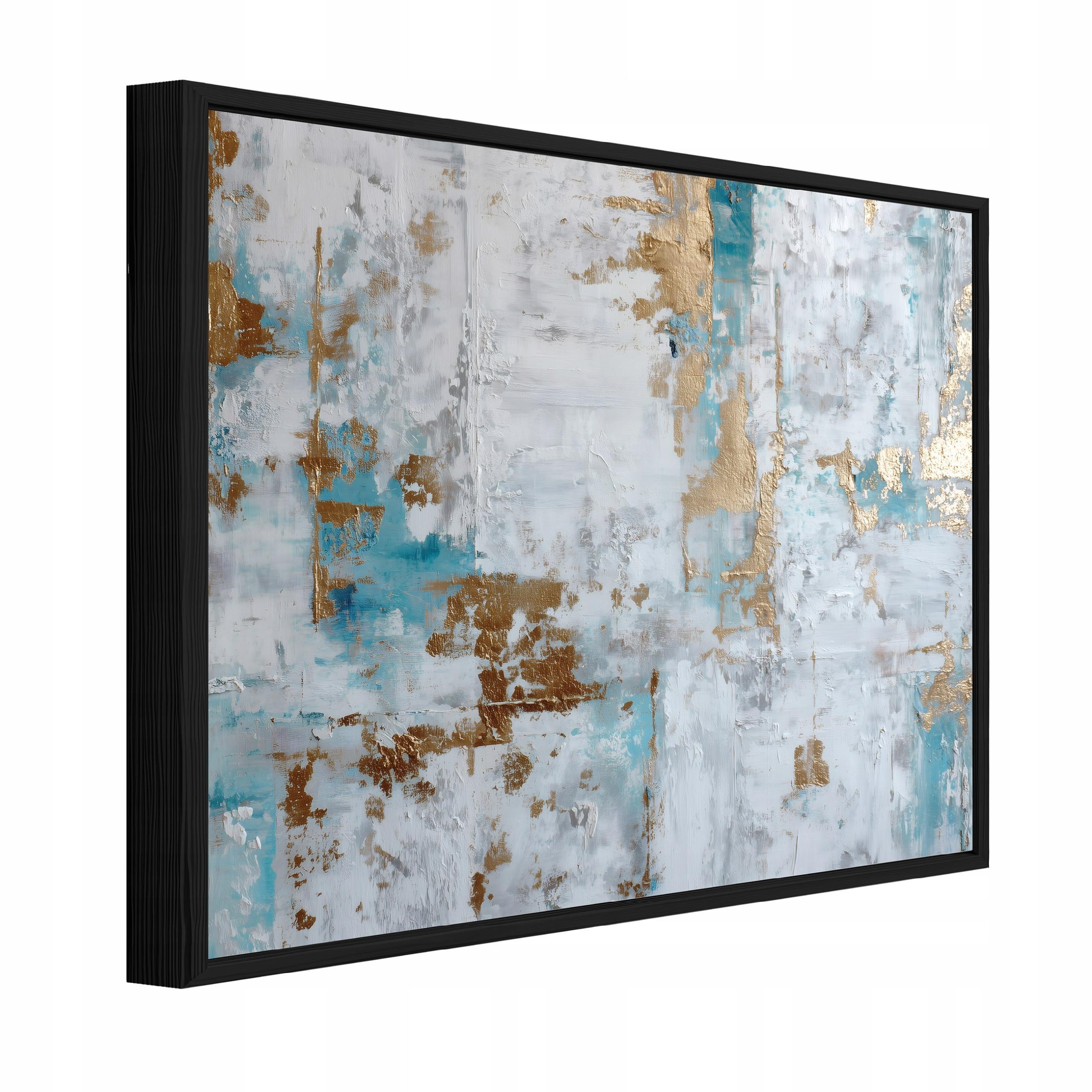 BILDER mit Rahmen Marmor Abstrakt Grau 60x40 cm - Multicolor, Holzwerkstoff (60/40cm) - Wallarena