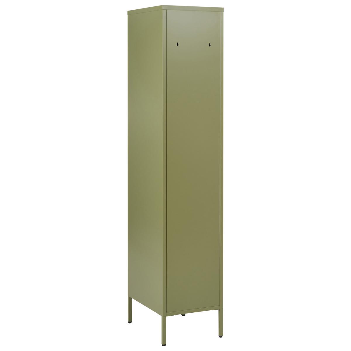 BÜROSCHRANK Metall Grün Frome - Grün, Metall (38/185/50cm) - Beliani