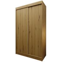 SCHWEBETÜRENSCHRANK SOFIA 120/216/61 cm 2-türig Eiche Artisan - Eiche Artisan, Holzwerkstoff (120/216/61cm) - MASSENO