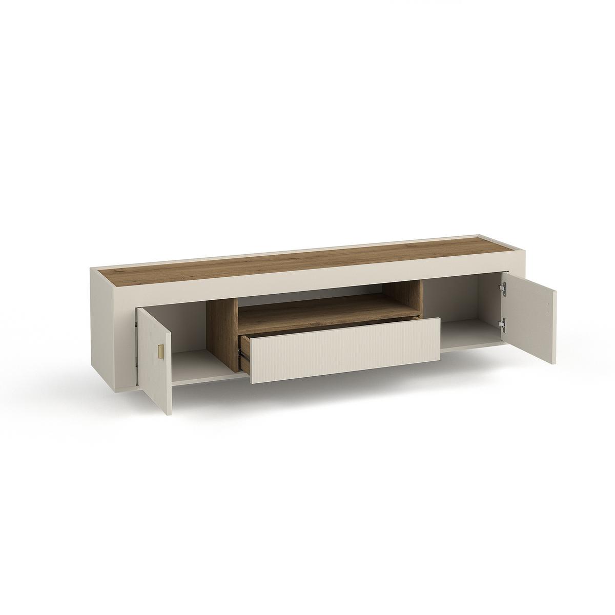 LOWBOARD Monta mit 2 Türen und 1 Schublade, Kaschmir - Kaschmir, Holzwerkstoff (177/52/40cm) - Beautysofa