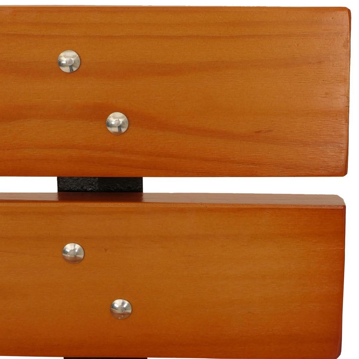 GARTENBANK Teak Dekor - Teakfarben, Holz (170/78/62cm) - MCW