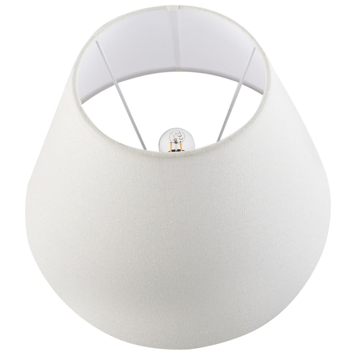TISCHLAMPE Weiß Verusa - Blau/Rot, Keramik (41/41/65cm) - Beliani