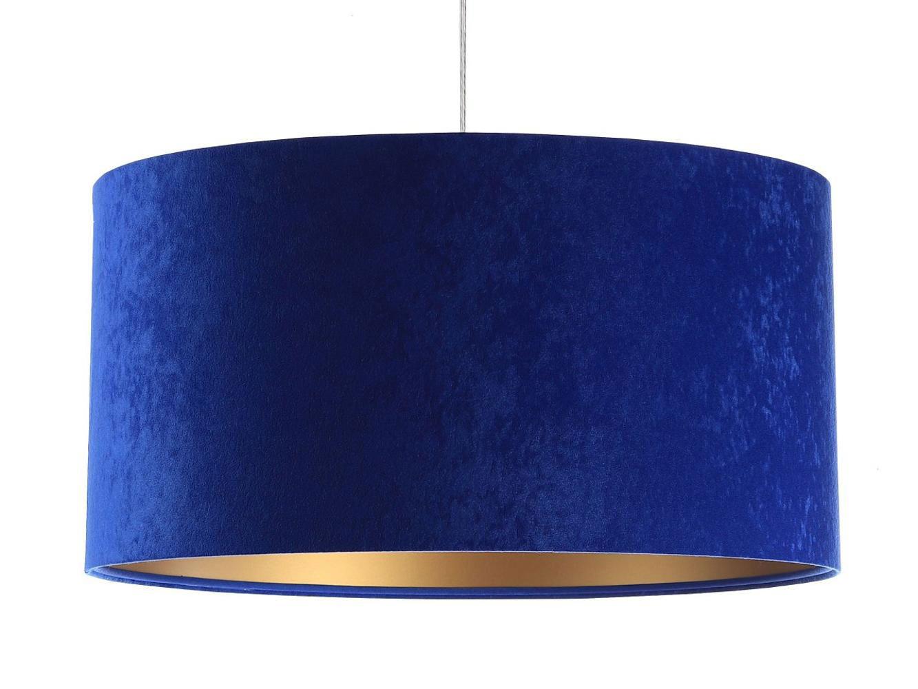 HÄNGELEUCHTE Blau 30/20 cm - Blau/Goldfarben, Kunststoff (30/0.45/20cm) - ONZENO