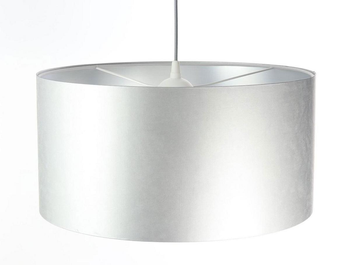 HÄNGELEUCHTE Grau 50/25 cm - Silberfarben/Grau, Kunststoff (50/0.8/25cm) - ONZENO