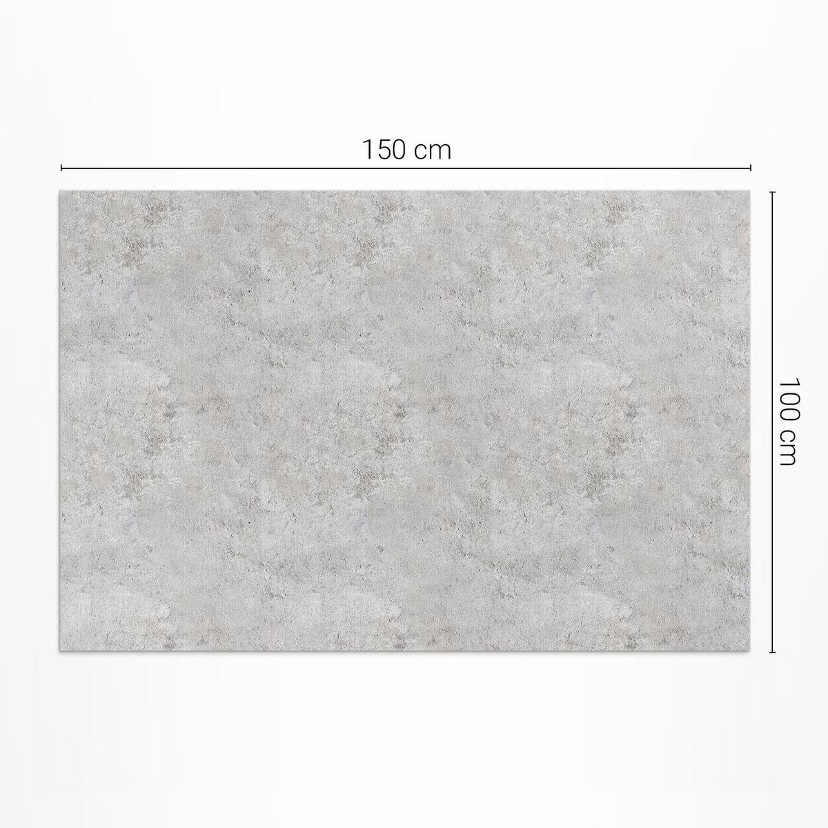TEPPICH 100x150 cm Rohstein Industrial Betonstruktur - Greige, Kunststoff (100/150cm) - Wallfluent