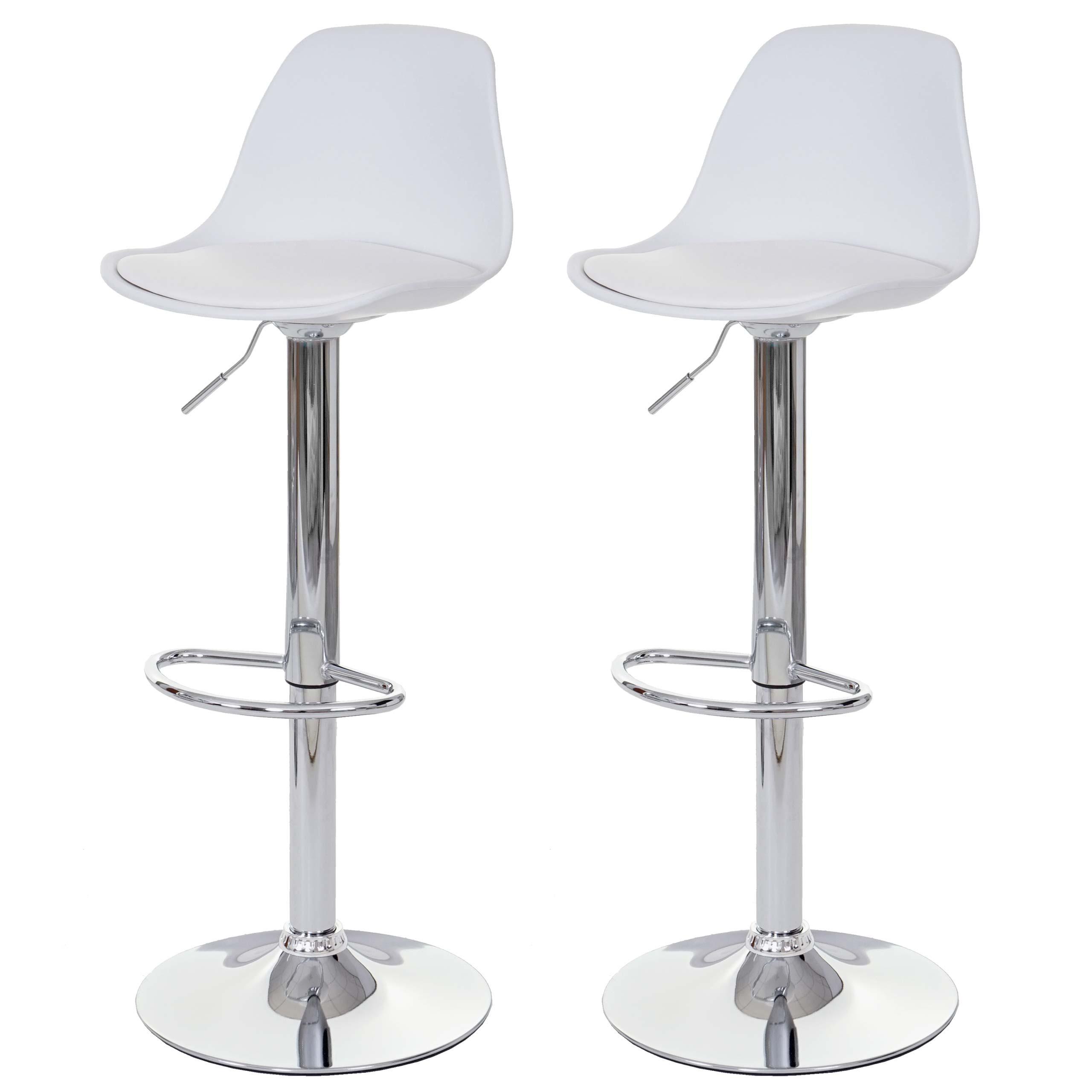 BARHOCKER Weiß 2er-Set - Weiß, Textil (39/103/43cm) - MCW